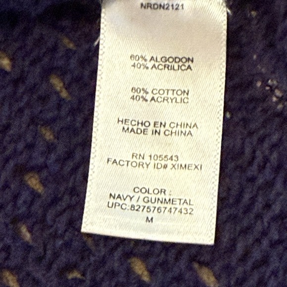 Narciso Rodriguez  Womens M Purple And Gold Open‎ Sweater Boho Streetwear Whimsy - Picture 7 of 8